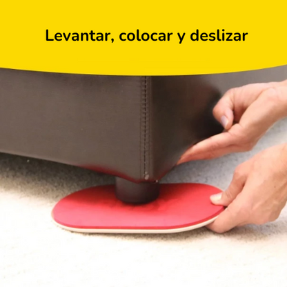 Deslizadores de muebles sin esfuerzo - x4 RUBY MOVERS™
