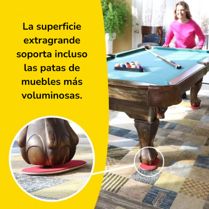 Deslizadores de muebles sin esfuerzo - x4 RUBY MOVERS™